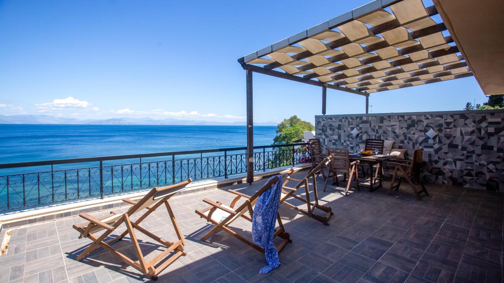 Ferienwohnung Ionian Kaizer Boutique Achílleion Exterior foto